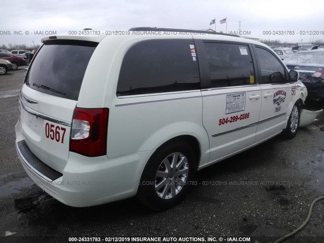 2C4RC1BG8DR747565 - 2013 CHRYSLER TOWN & COUNTRY TOURING WHITE photo 4