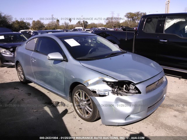 JTKDE177670162780 - 2007 TOYOTA SCION TC BLUE photo 1