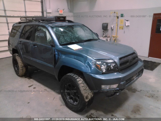 JTEBT14R350055401 - 2005 TOYOTA 4RUNNER SR5/SPORT BLUE photo 1