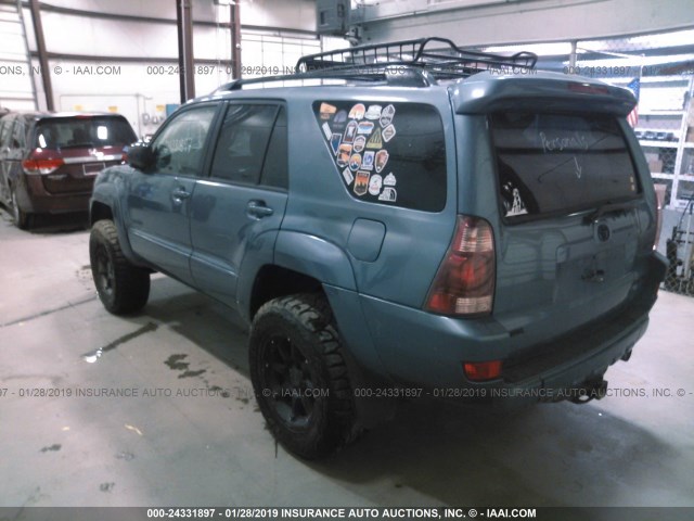 JTEBT14R350055401 - 2005 TOYOTA 4RUNNER SR5/SPORT BLUE photo 3