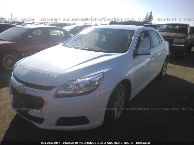 1G11C5SA1GF150617 - 2016 CHEVROLET MALIBU LIMITED LT WHITE photo 2