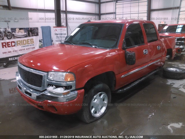 2GTEK13T451105521 - 2005 GMC NEW SIERRA K1500 RED photo 2