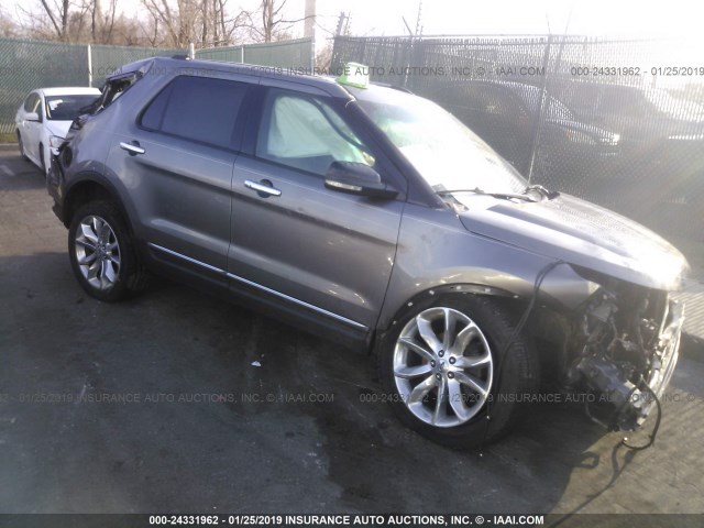 1FMHK8D84BGA54287 - 2011 FORD EXPLORER XLT GRAY photo 1