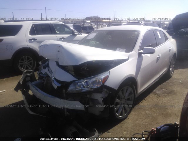 1G11D5SL5FF152299 - 2015 CHEVROLET MALIBU 2LT WHITE photo 2