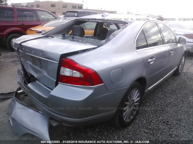 YV1940AS0C1153465 - 2012 VOLVO S80 3.2 SILVER photo 4