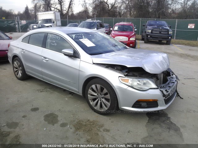 WVWML9AN0AE508383 - 2010 VOLKSWAGEN CC SILVER photo 1