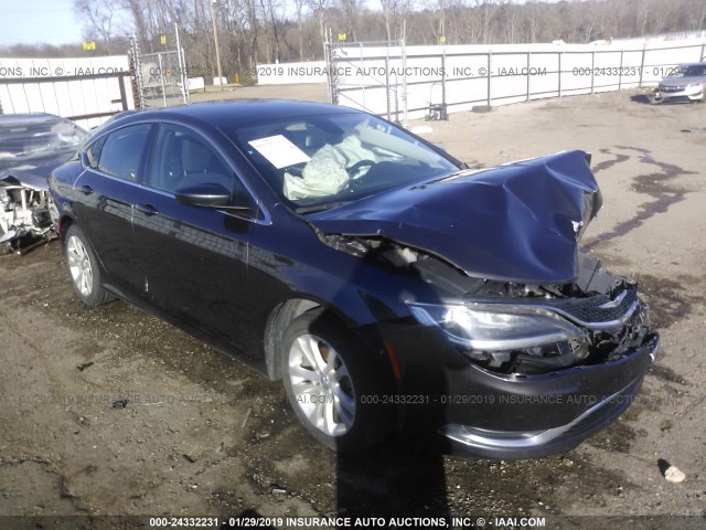 1C3CCCAB6FN676104 - 2015 CHRYSLER 200 LIMITED GRAY photo 1