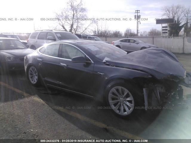 5YJSA1E26JF254501 - 2018 TESLA MODEL S GRAY photo 1