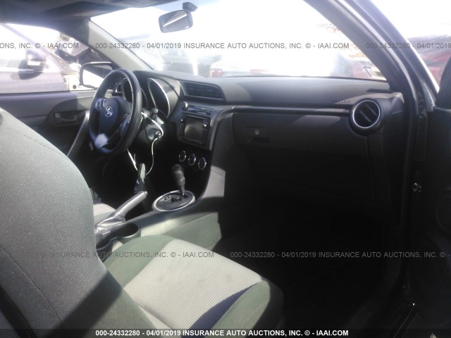 JTKJF5C79F3091312 - 2015 TOYOTA SCION TC BLACK photo 5