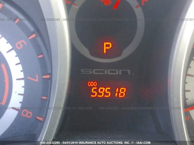 JTKJF5C79F3091312 - 2015 TOYOTA SCION TC BLACK photo 7