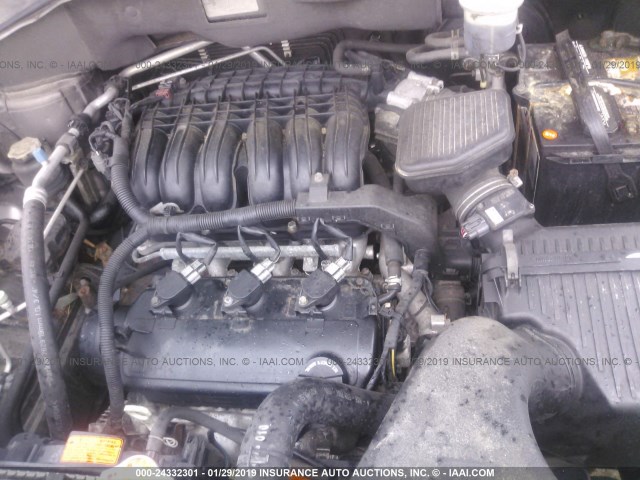 4A4MN21SX5E074611 - 2005 MITSUBISHI ENDEAVOR LS GRAY photo 10