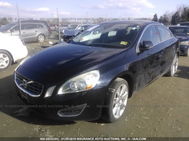 YV1622FS7C2038272 - 2012 VOLVO S60 T5 BLACK photo 2