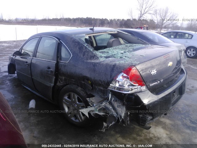 2G1WB5E30G1126516 - 2016 CHEVROLET IMPALA LIMITED LT BLACK photo 3