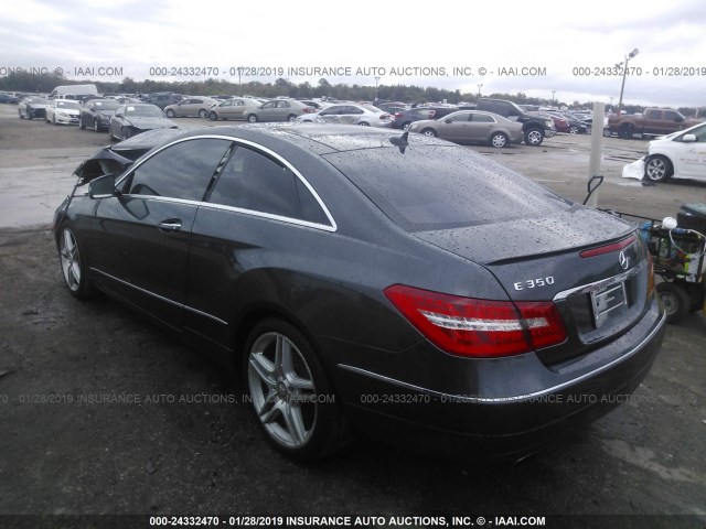 WDDKJ5GB6BF076614 - 2011 MERCEDES-BENZ E 350 GRAY photo 3