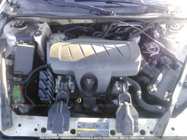 2G2WP552181115689 - 2008 PONTIAC GRAND PRIX SILVER photo 10