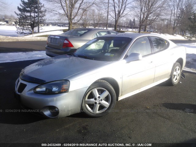 2G2WP552181115689 - 2008 PONTIAC GRAND PRIX SILVER photo 2