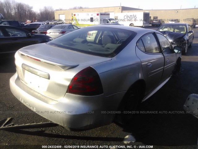 2G2WP552181115689 - 2008 PONTIAC GRAND PRIX SILVER photo 4
