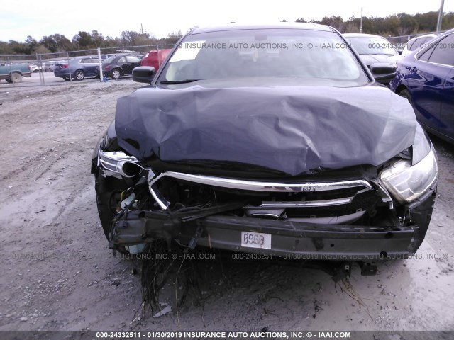 1FAHP2E81DG112558 - 2013 FORD TAURUS SEL BLACK photo 6