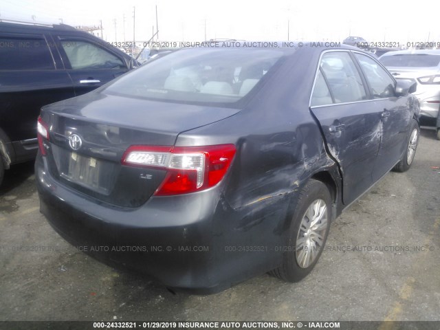 4T4BF1FK4DR306480 - 2013 TOYOTA CAMRY L/SE/LE/XLE 灰色 照片 4