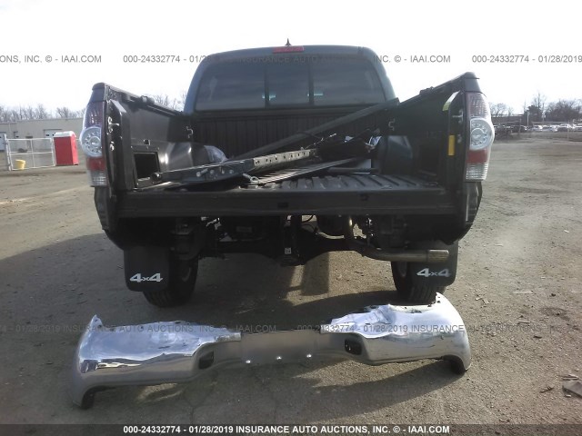 3TMLU4ENXFM193504 - 2015 TOYOTA TACOMA DOUBLE CAB/TRD PRO GRAY photo 6