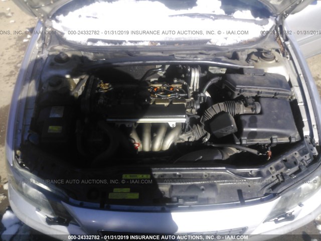 YV1RS61T342327056 - 2004 VOLVO S60 SILVER photo 10