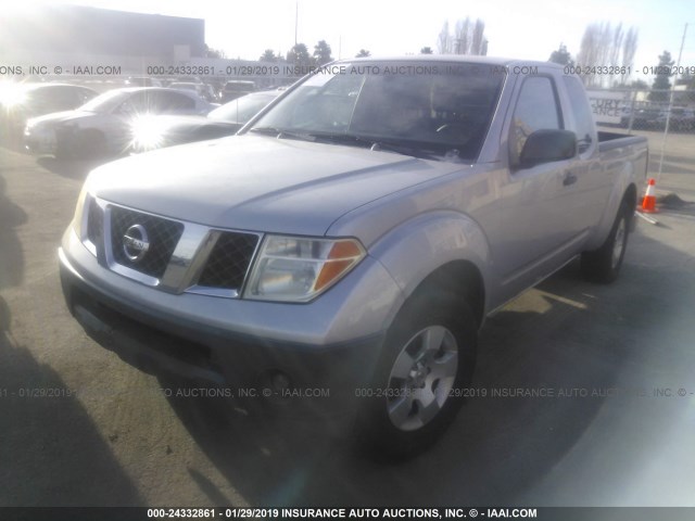 1N6BD06T87C431884 - 2007 NISSAN FRONTIER KING CAB XE SILVER photo 2