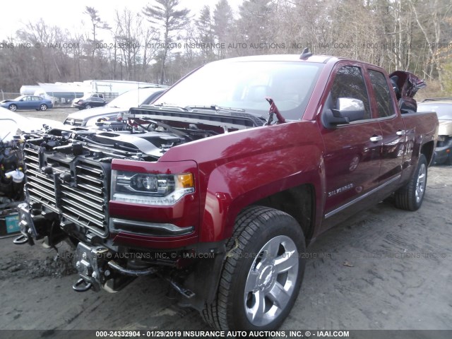 1GCVKSECXJZ325282 - 2018 CHEVROLET SILVERADO K1500 LTZ RED photo 2