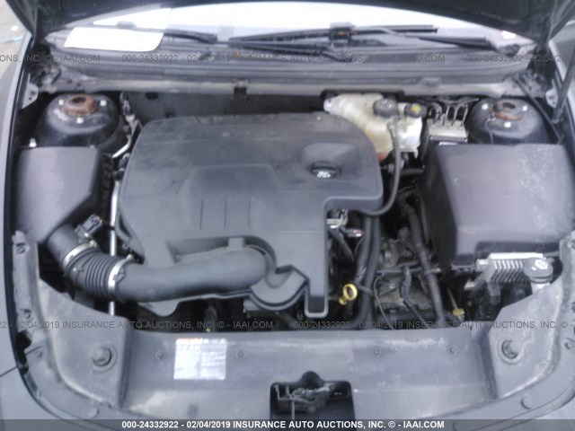 1G1ZC5E04CF159943 - 2012 CHEVROLET MALIBU 1LT შავი ფოტო 10
