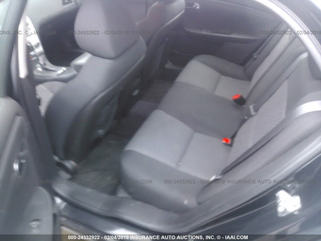 1G1ZC5E04CF159943 - 2012 CHEVROLET MALIBU 1LT შავი ფოტო 8