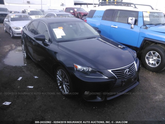 JTHBF1D29E5017137 - 2014 LEXUS IS 250 BLACK photo 1