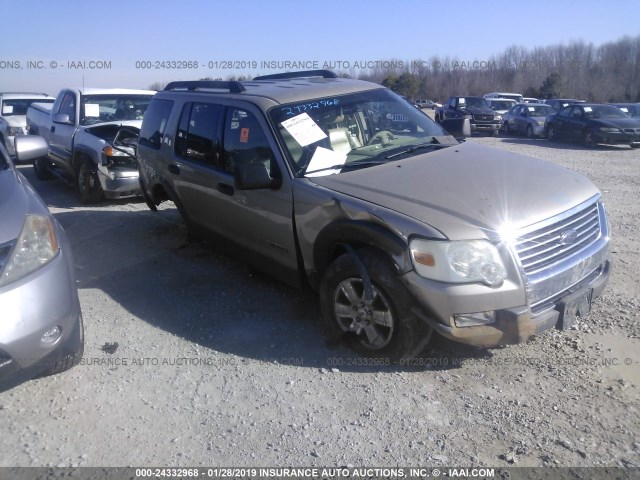 1FMEU63E96UA65558 - 2006 FORD EXPLORER XLT Dark Brown photo 1