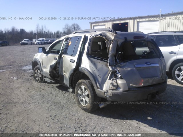 1FMEU63E96UA65558 - 2006 FORD EXPLORER XLT Dark Brown photo 3