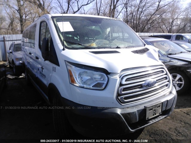 1FBZX2ZMXFKB22256 - 2015 FORD TRANSIT T-350 WHITE photo 1