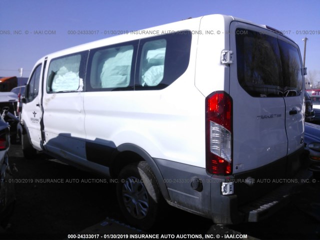 1FBZX2ZMXFKB22256 - 2015 FORD TRANSIT T-350 WHITE photo 3