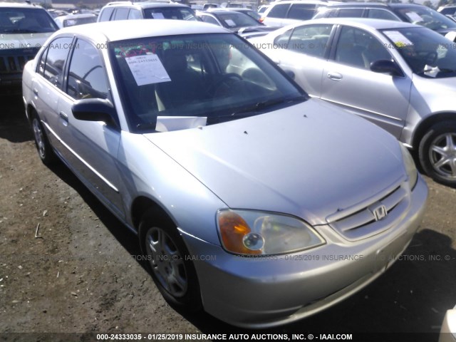 2HGES16211H559912 - 2001 HONDA CIVIC DX SILVER photo 1