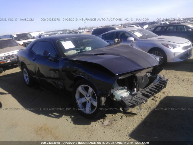 2C3CDYAG9EH203939 - 2014 DODGE CHALLENGER SXT BLUE photo 1