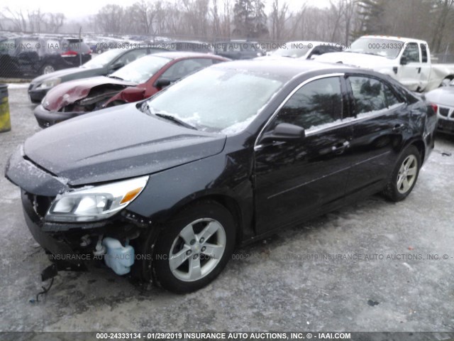 1G11B5SL8EF116479 - 2014 CHEVROLET MALIBU LS BLACK photo 2