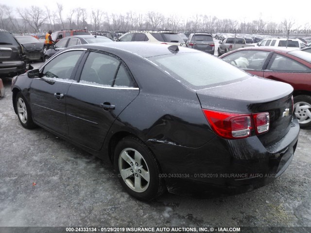 1G11B5SL8EF116479 - 2014 CHEVROLET MALIBU LS BLACK photo 3