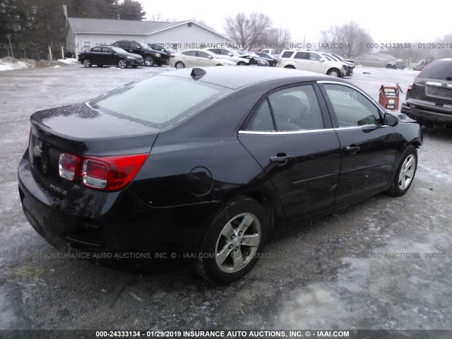 1G11B5SL8EF116479 - 2014 CHEVROLET MALIBU LS BLACK photo 4