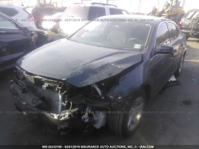 1G11C5SL5FF156825 - 2015 CHEVROLET MALIBU 1LT შავი ფოტო 2