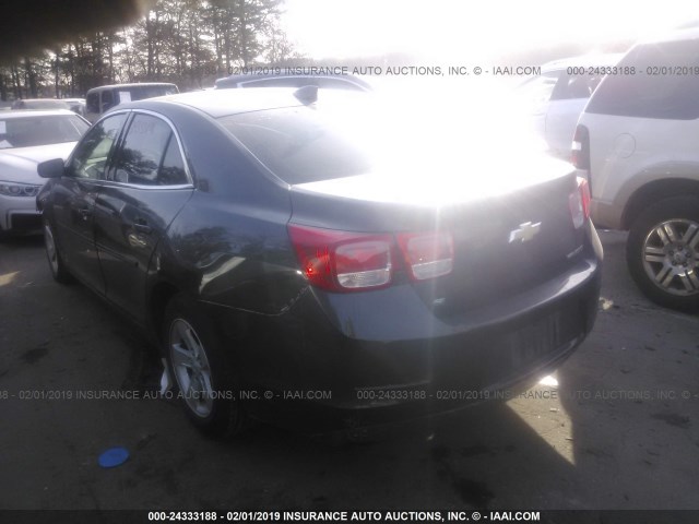 1G11C5SL5FF156825 - 2015 CHEVROLET MALIBU 1LT შავი ფოტო 3