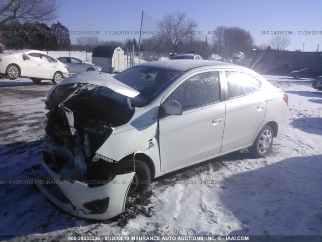 ML32F3FJ0HHF14524 - 2017 MITSUBISHI MIRAGE G4 ES Ağ foto 2