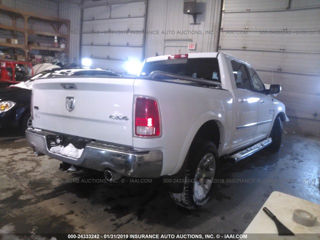 1C6RR7NT0DS595717 - 2013 RAM 1500 LARAMIE WHITE photo 4