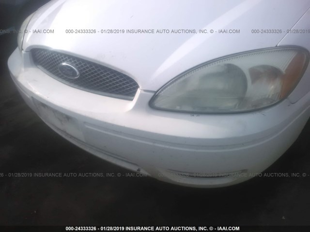 1FAFP55S84A182856 - 2004 FORD TAURUS SES WHITE photo 6