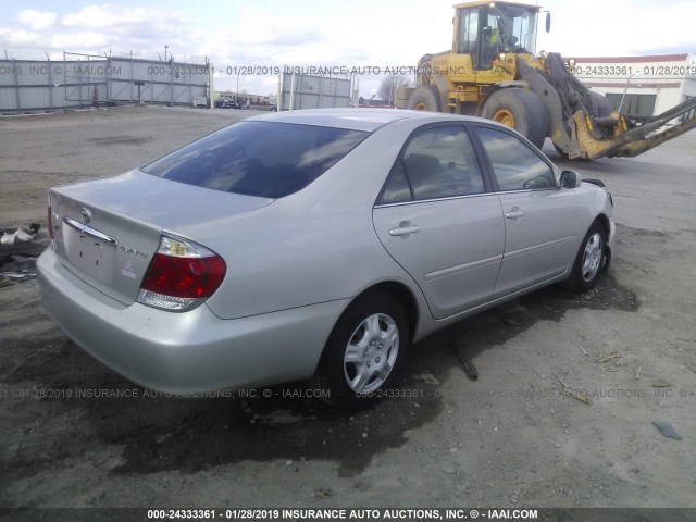 4T1BE32K95U058890 - 2005 TOYOTA CAMRY LE/XLE/SE Champagne photo 4