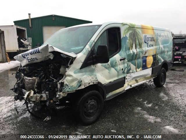 1FTNR2YG9FKA12346 - 2015 FORD TRANSIT T-250 WHITE photo 2