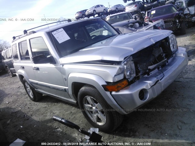 1J8HG48K16C197112 - 2006 JEEP COMMANDER SILVER photo 1