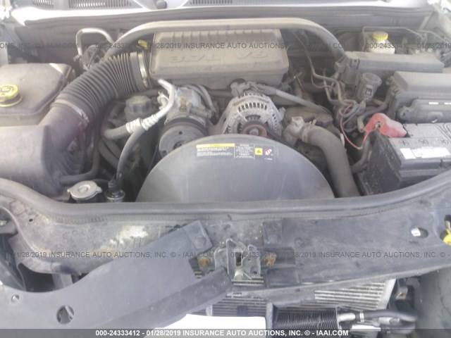 1J8HG48K16C197112 - 2006 JEEP COMMANDER SILVER photo 10