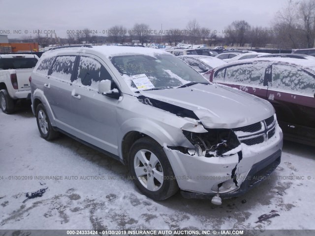 3C4PDCBG2CT199493 - 2012 DODGE JOURNEY SXT SILVER photo 1