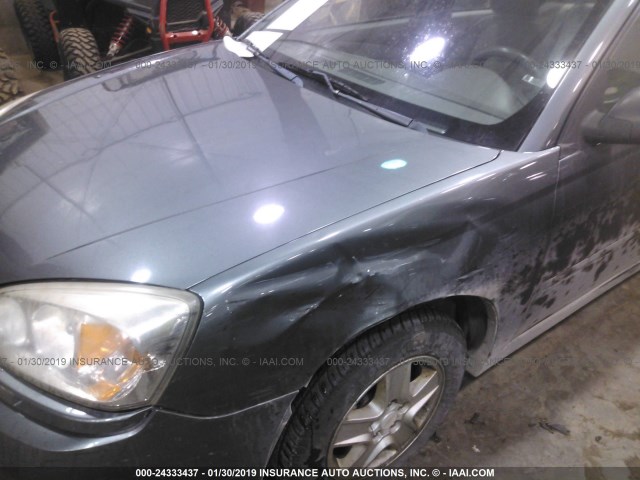 1G1ZT548X5F283600 - 2005 CHEVROLET MALIBU LS GRAY photo 6